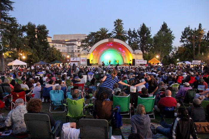 Nickel Creek's Sara Watkins at the Levitt Pavilion 7.6.12